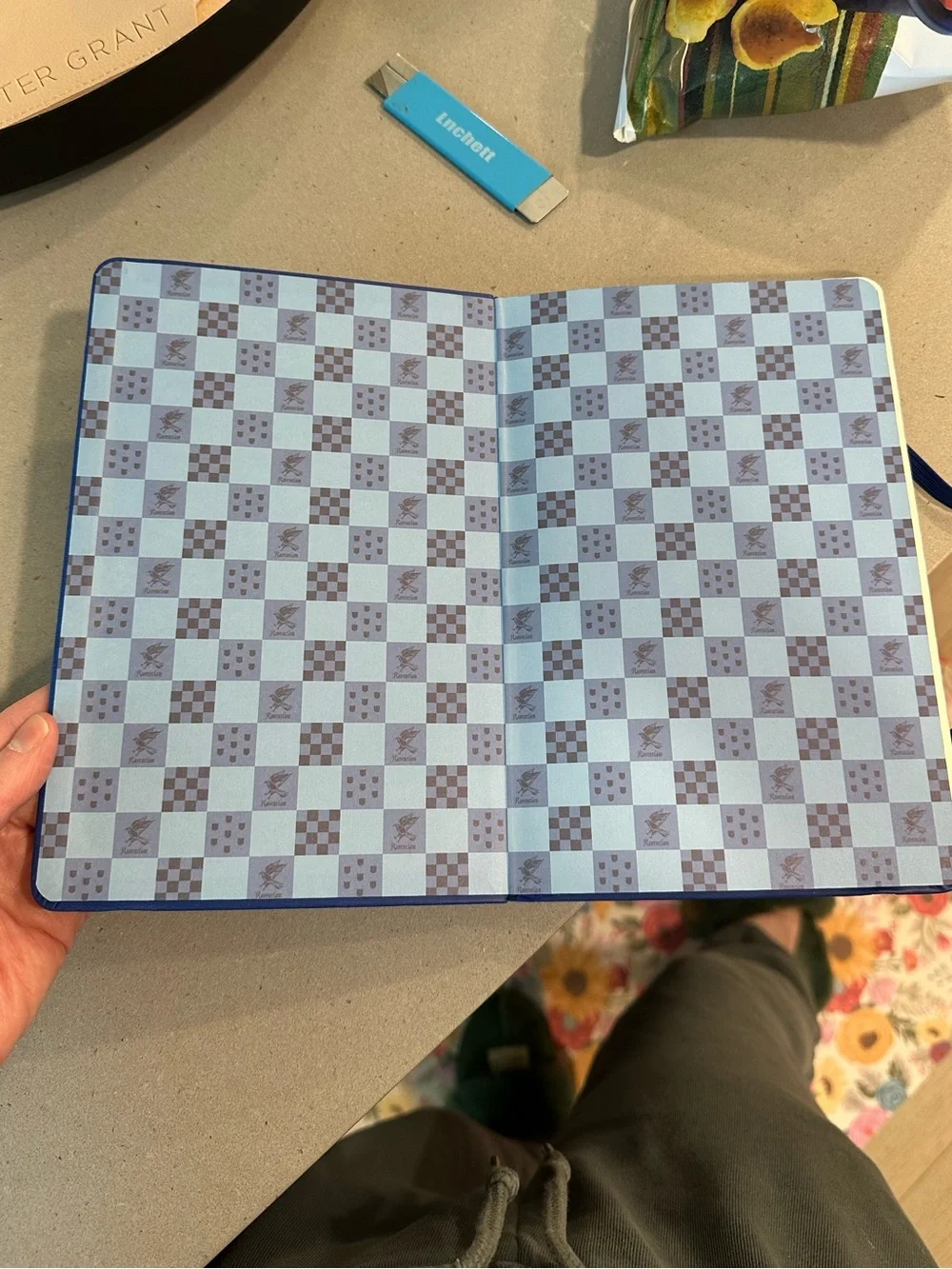 Ravenclaw Lined Notebook with Elastic Band